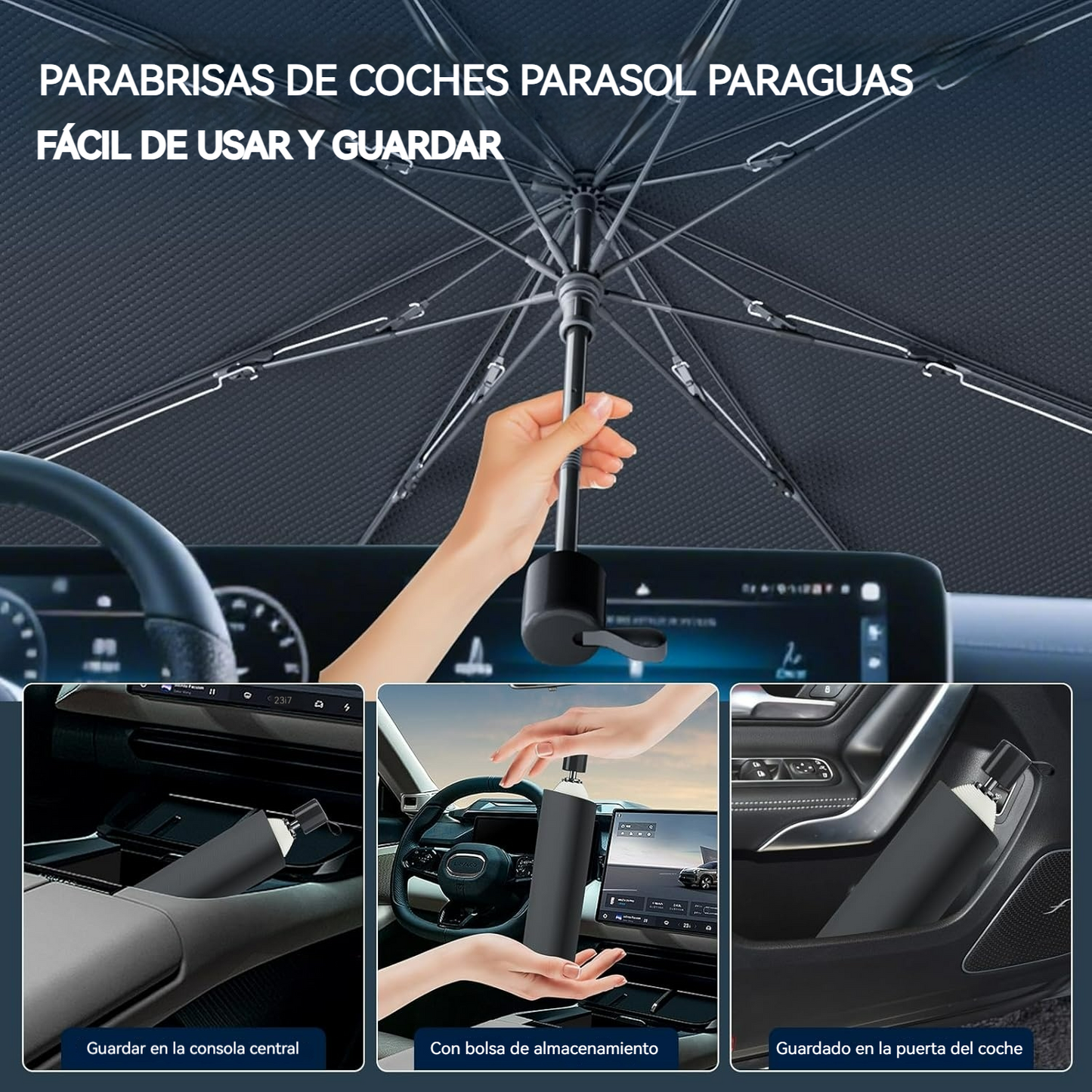 Parasol para coche con protección solar avanzada