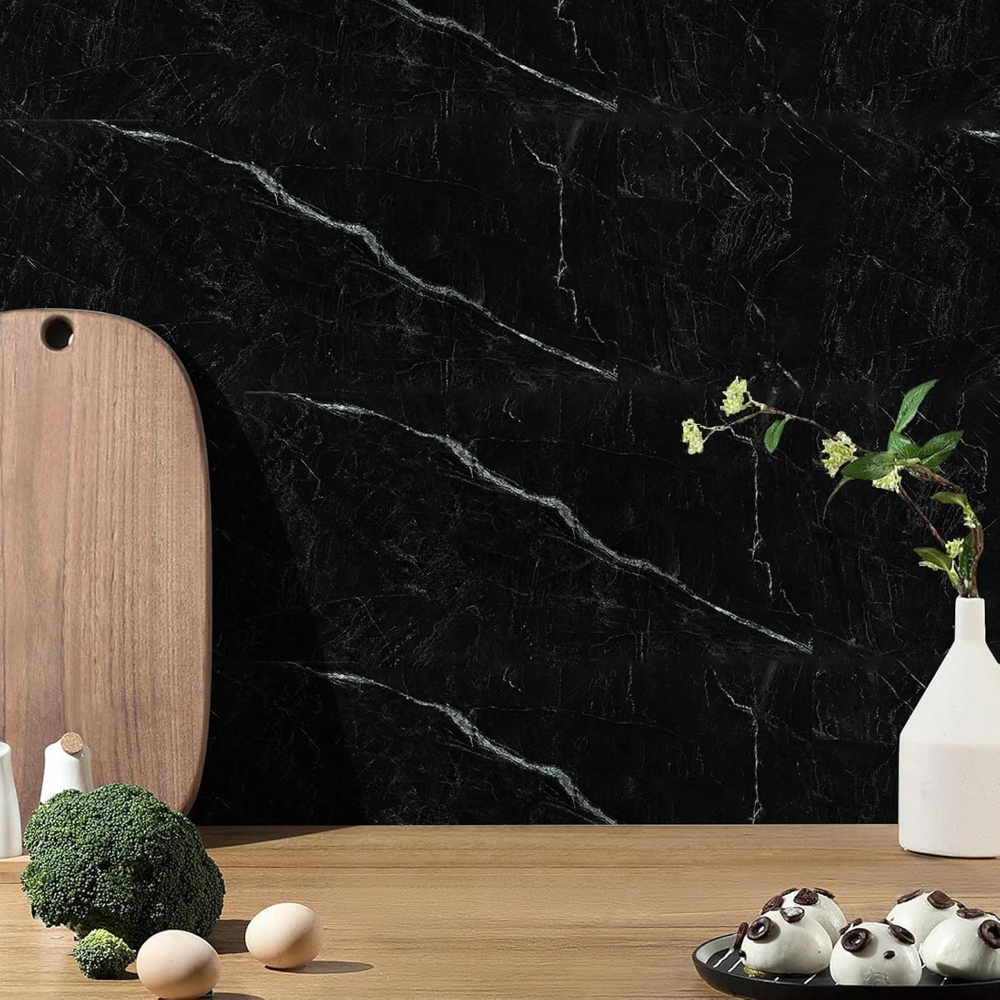 Placas autoadhesivas de PVC símil mármol para interiores