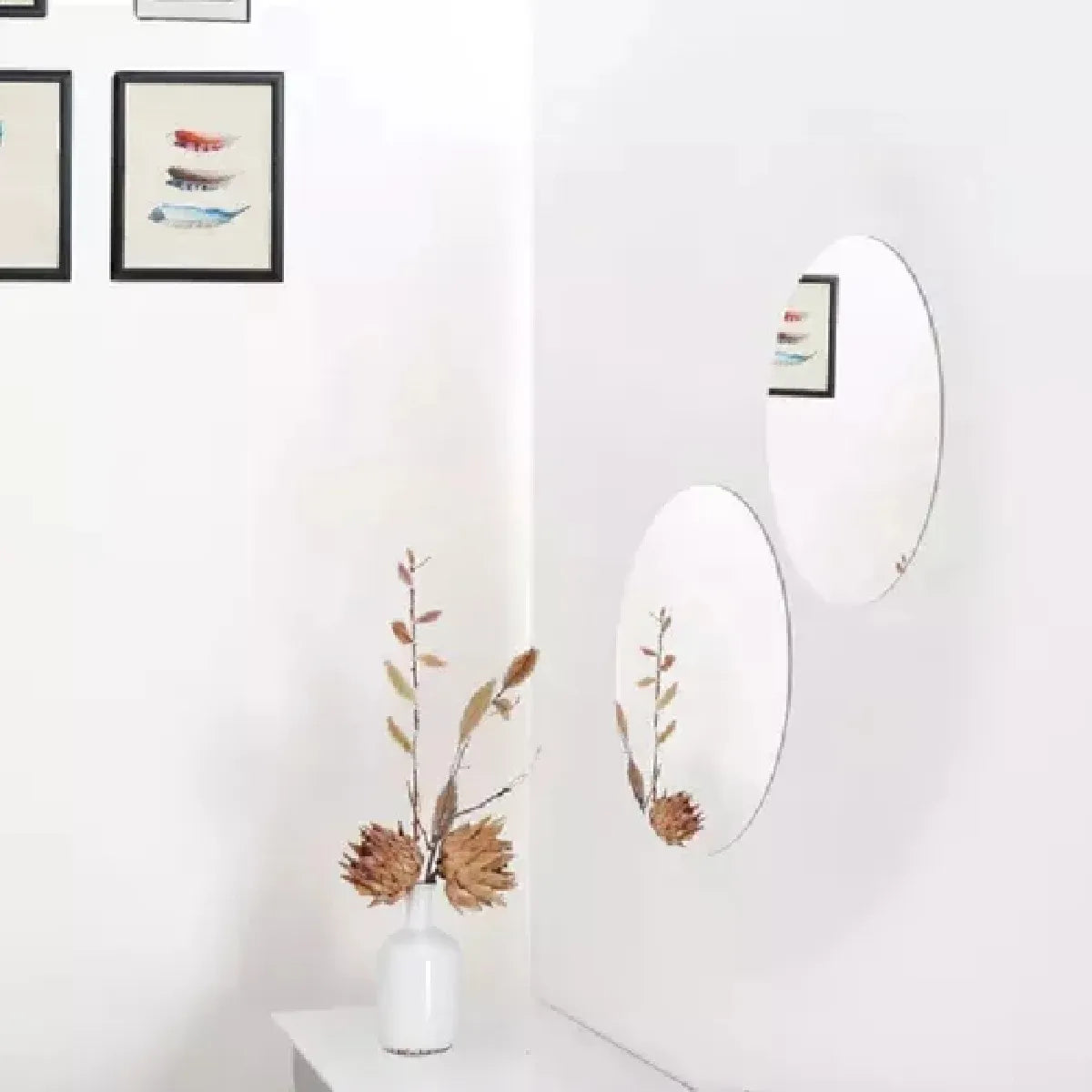 3 Espejos Acrílicos Autoadhesivos Flexibles 30×40 cm