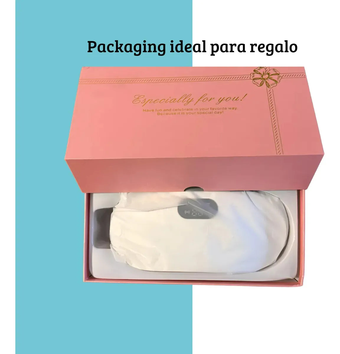 Almohadilla Térmica con Masajeador para Dolores Menstruales y Abdominales
