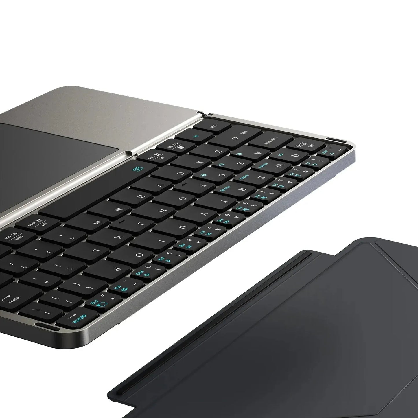 Teclado Inalámbrico Plegable con Touchpad Integrado