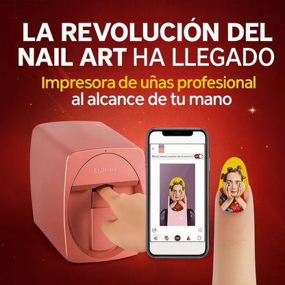 EN 20 SEGUNDOS esta impresora 3D hará diseños hiperrealistas en tus uñas - Con App Movil