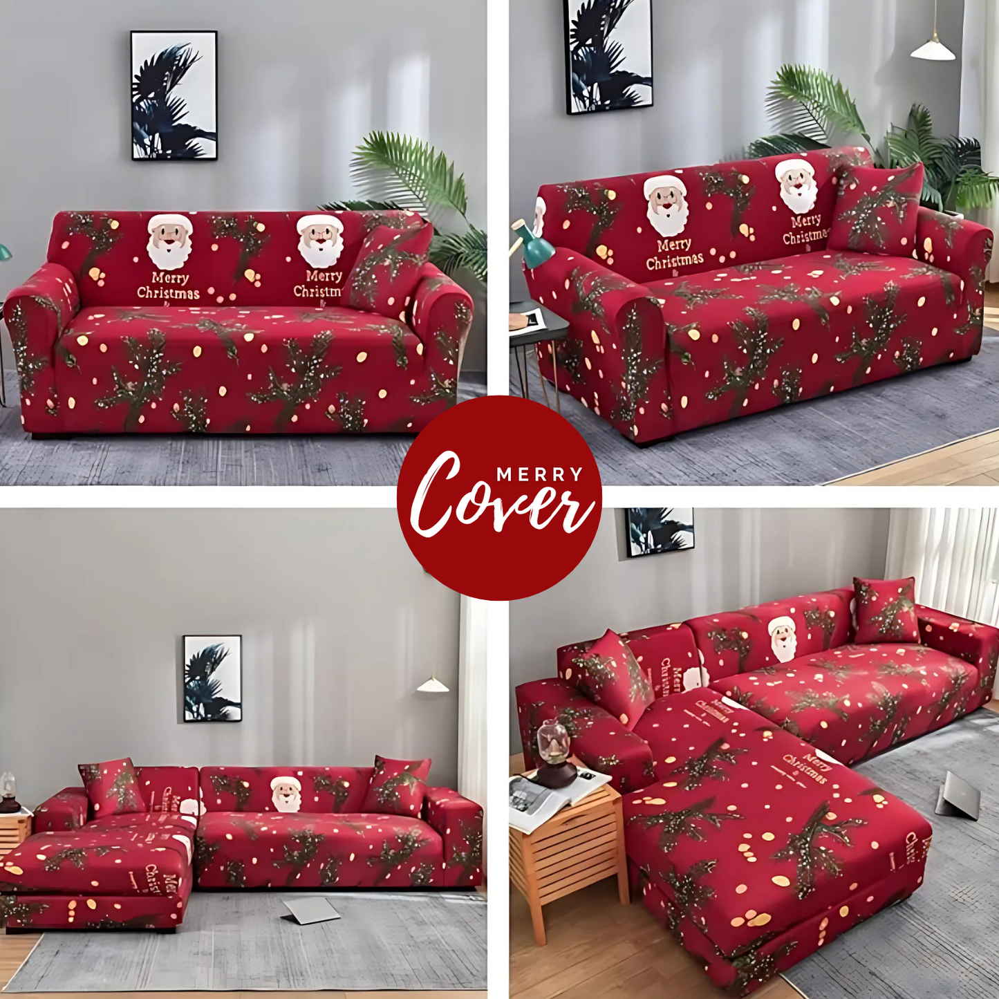 MerryCover: Funda de sofá navideña