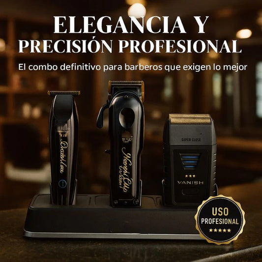 Combo Profesional Maquinillas Black Edition x 3