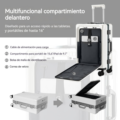 Maleta marco de aluminio USB - Gran God Tech