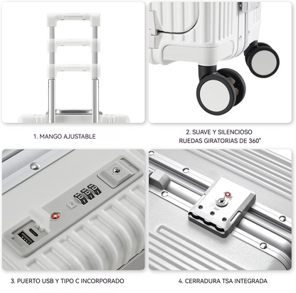 Maleta marco de aluminio USB - Gran God Tech