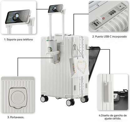 Maleta marco de aluminio USB - Gran God Tech