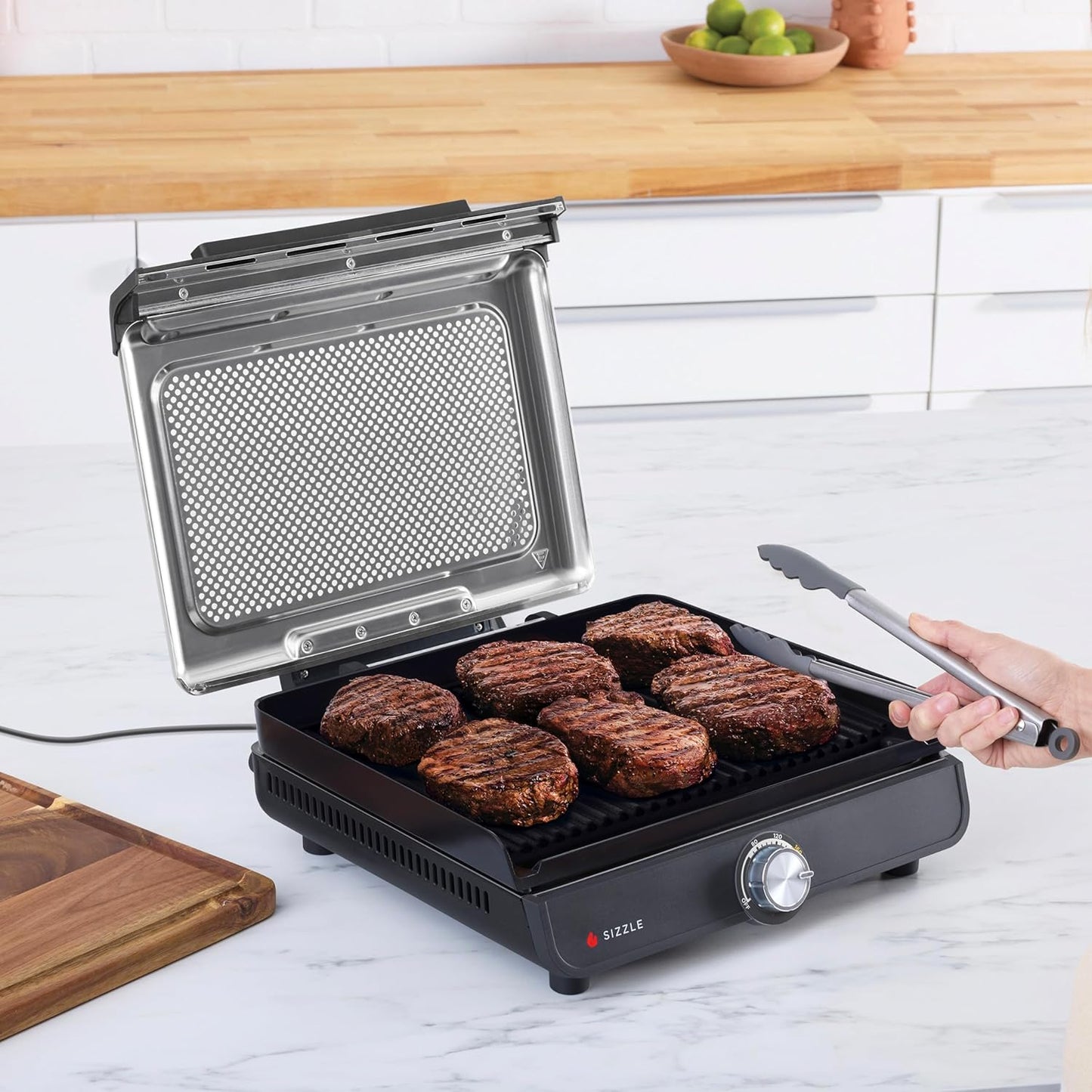 Parrilla y plancha de interior eléctrica