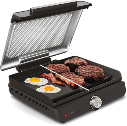 Parrilla y plancha de interior eléctrica