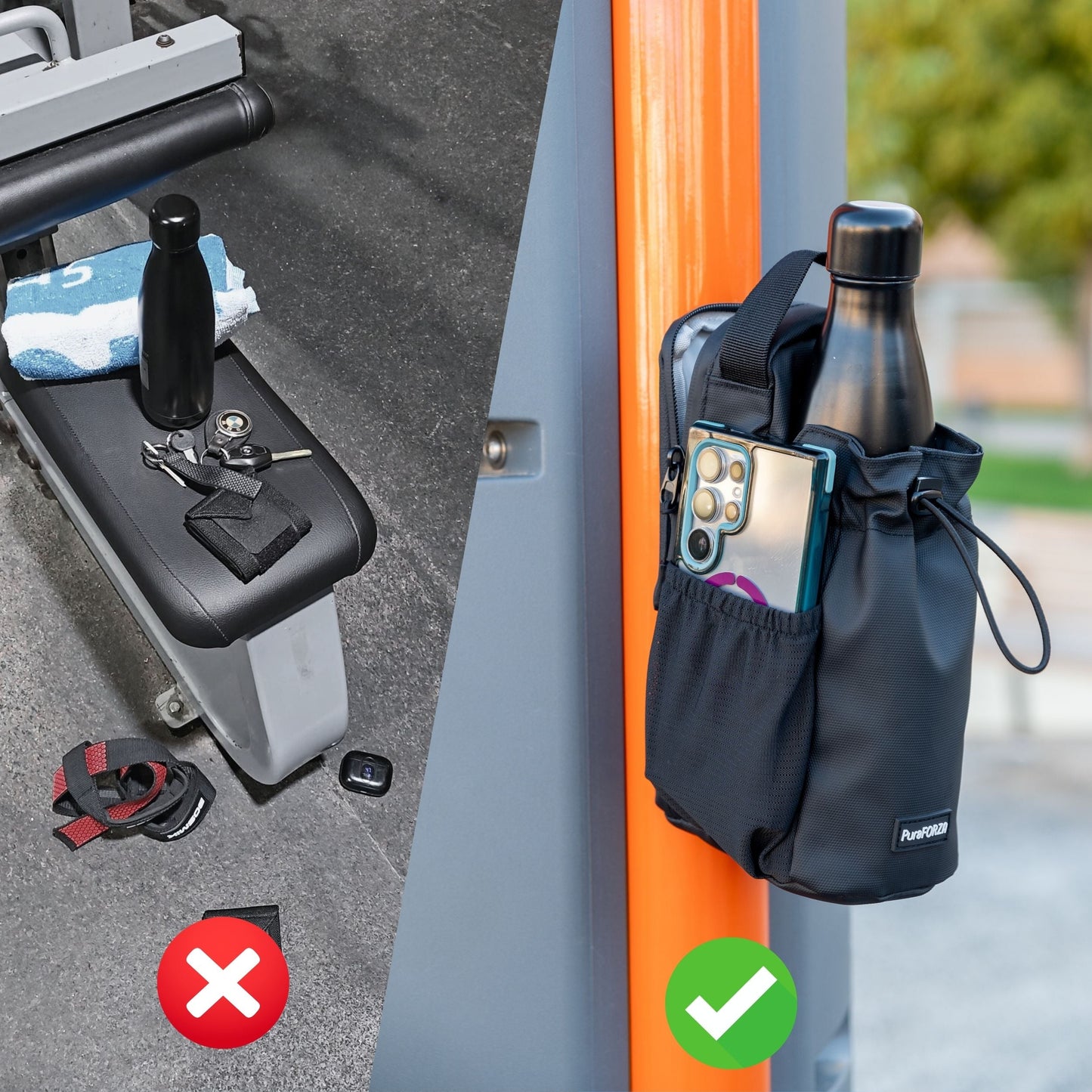 Bolso Magnético de Gym – Manos Libres al Entrenar