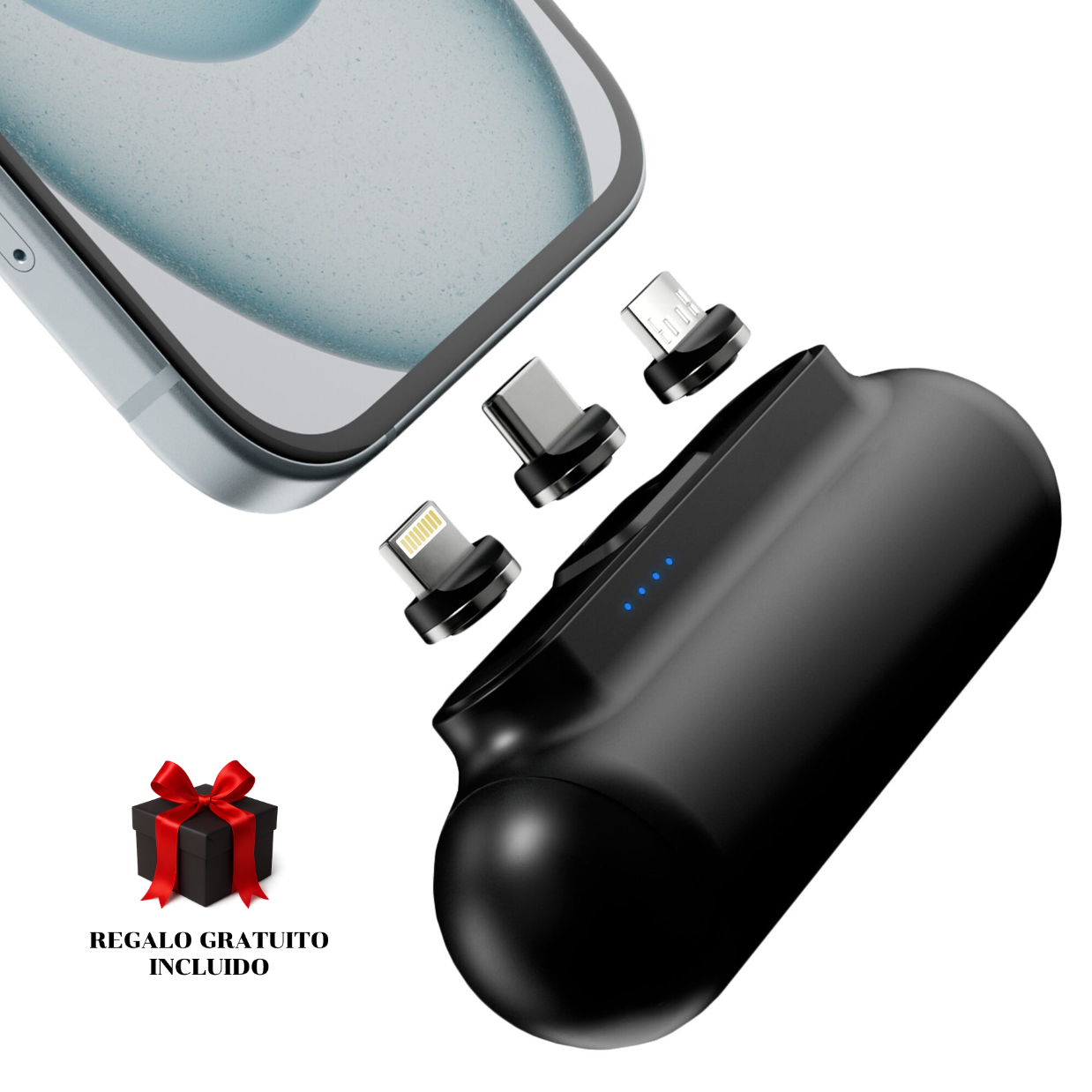 Batería Portátil Magnética 3 en 1 - Gran God Tech