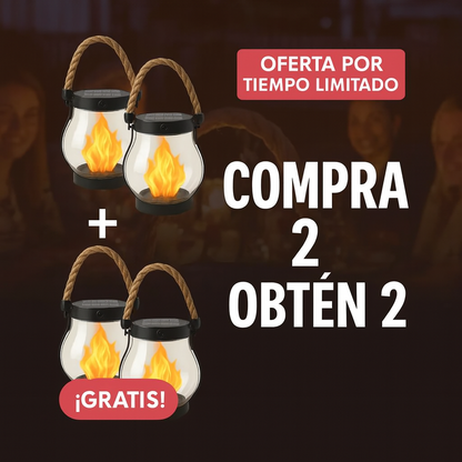 Luces Solares para exteriores - LLEVA 4 Y PAGA 2