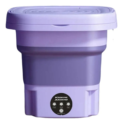 Mini Lavadora Portátil Plegable con Temporizador y Secado Suave