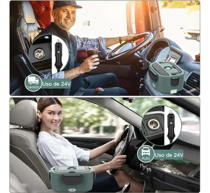 Lonchera Eléctrica Portátil con Calentador Integrado