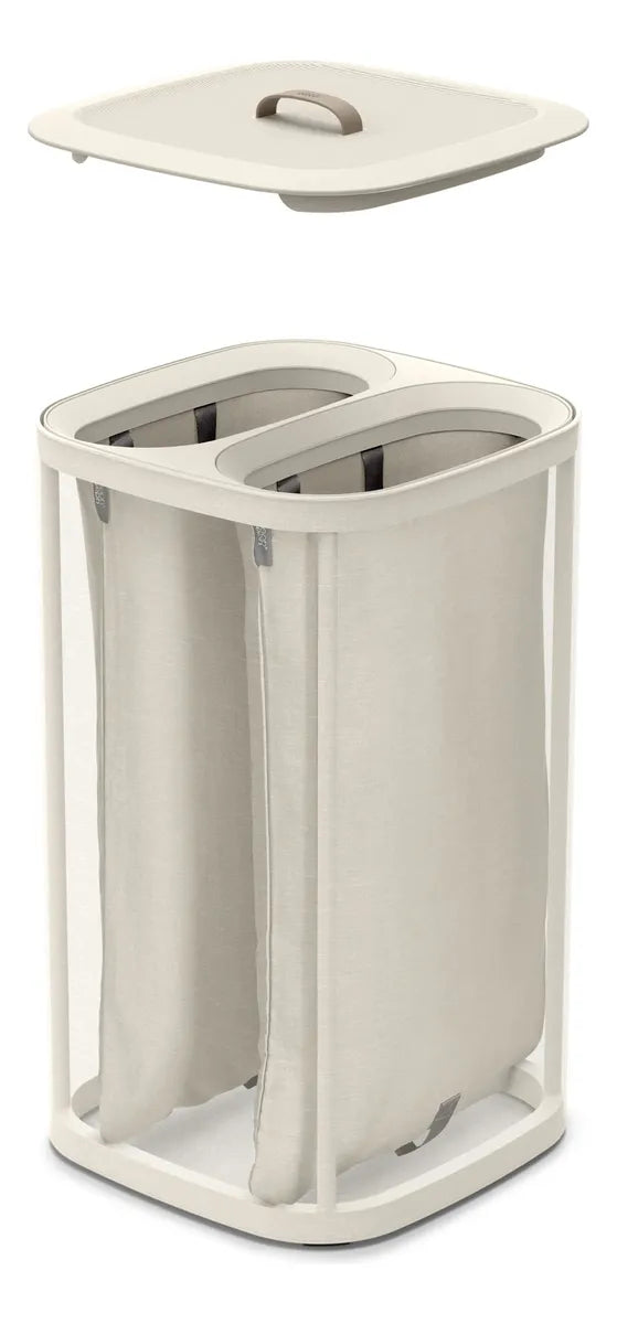 Cesto de Ropa Sucia con Separación Inteligente y Bolsas Extraíbles