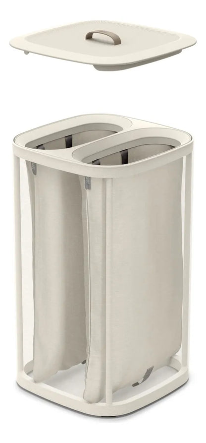 Cesto de Ropa Sucia con Separación Inteligente y Bolsas Extraíbles