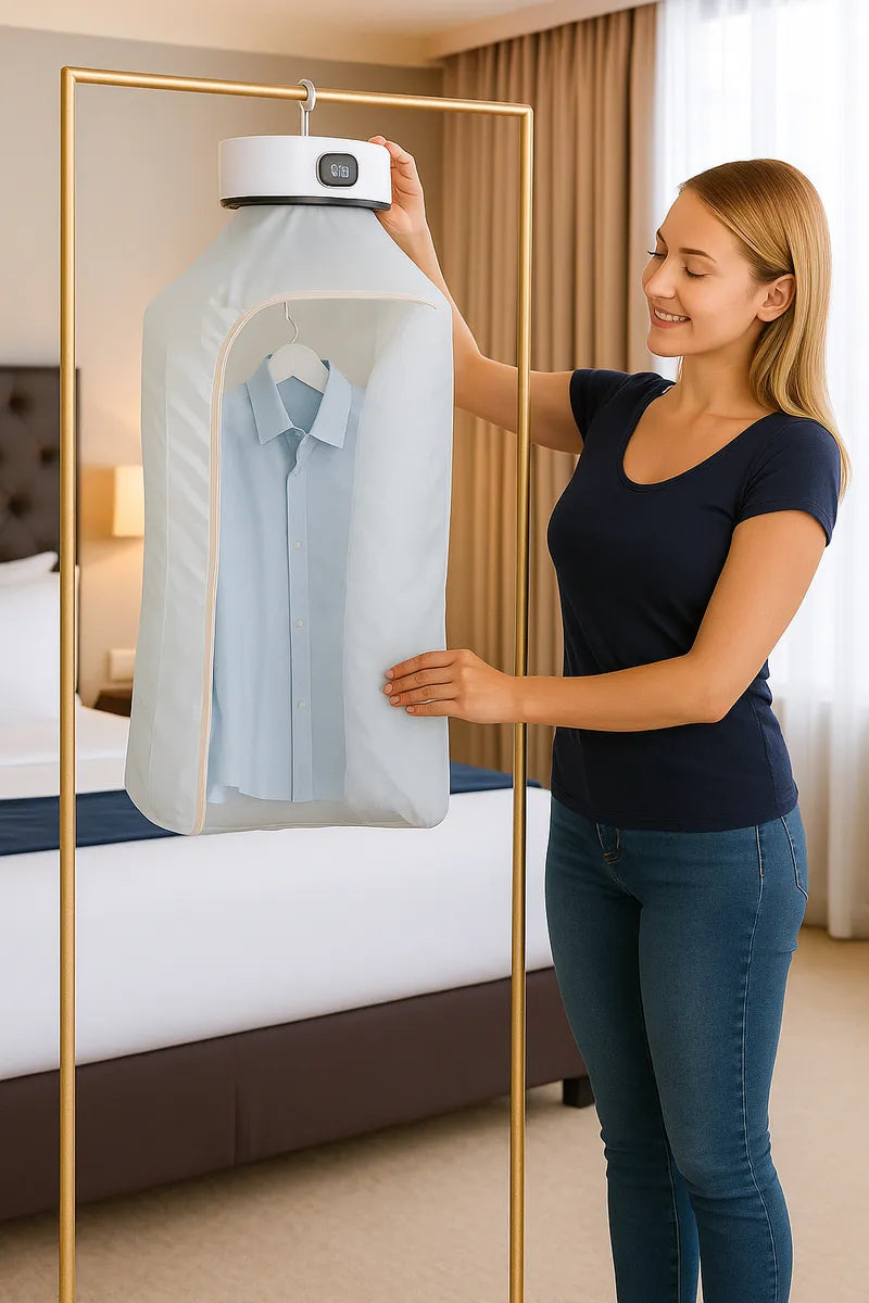 Secarropa Eléctrico Colgante, Portátil y Plegable