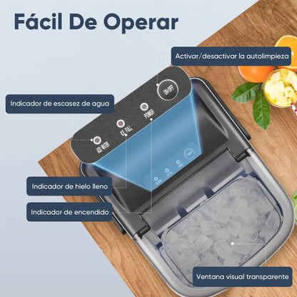 Máquina de Hielo Portátil – Encimera Compacta