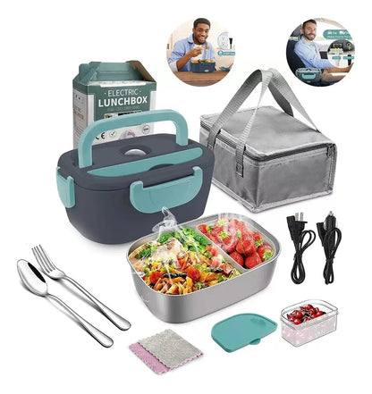 Lonchera Eléctrica Portátil con Calentador Integrado