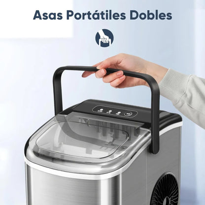 Máquina de Hielo Portátil – Encimera Compacta