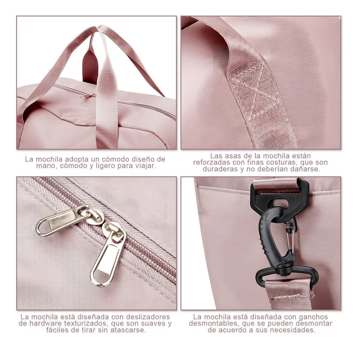 Maleta Deportiva, Mochila Gym y Bolso de Viaje en Uno