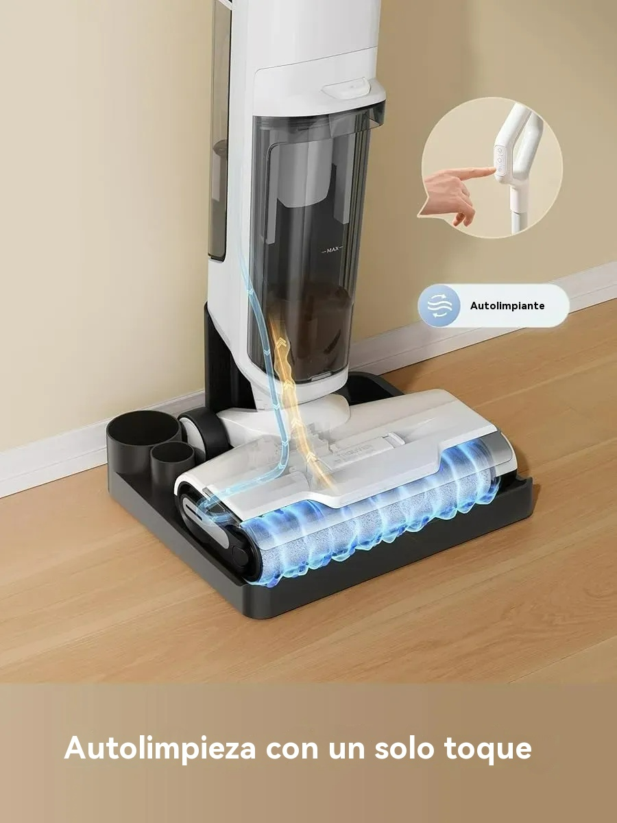 Aspiradora Inteligente en Seco y Húmedo con Trapeador y Autolavado