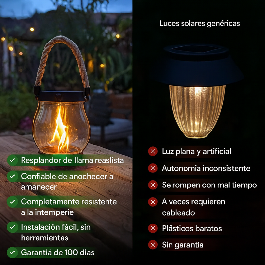 Luces Solares para exteriores - LLEVA 4 Y PAGA 2