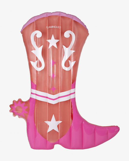 Flotador bota cowboy rosa - Gran God Tech