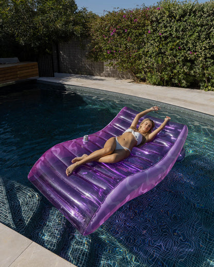 Flotador tumbona morada - Gran God Tech