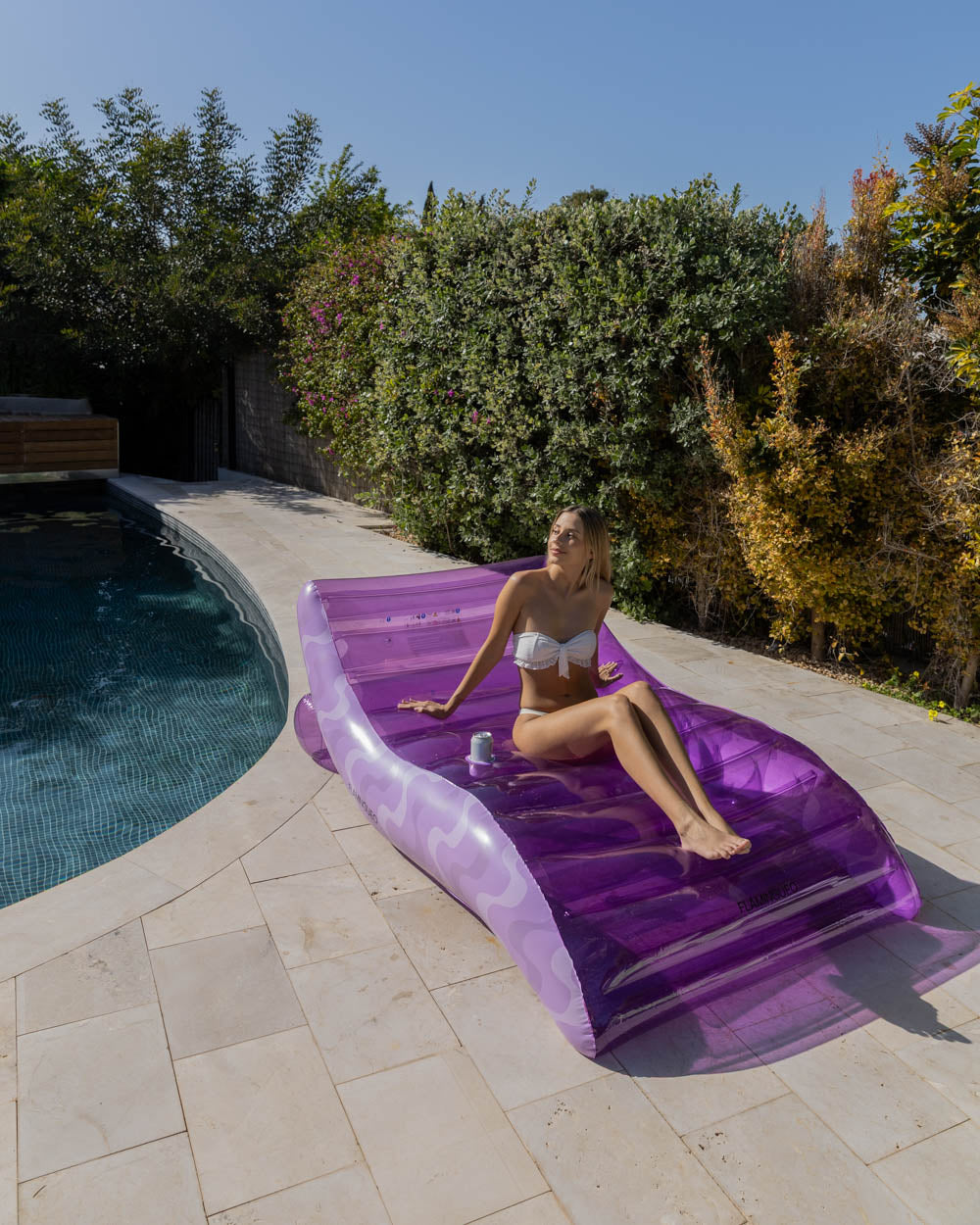 Flotador tumbona morada - Gran God Tech
