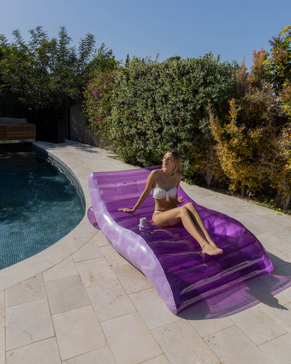 Flotador tumbona morada - Gran God Tech