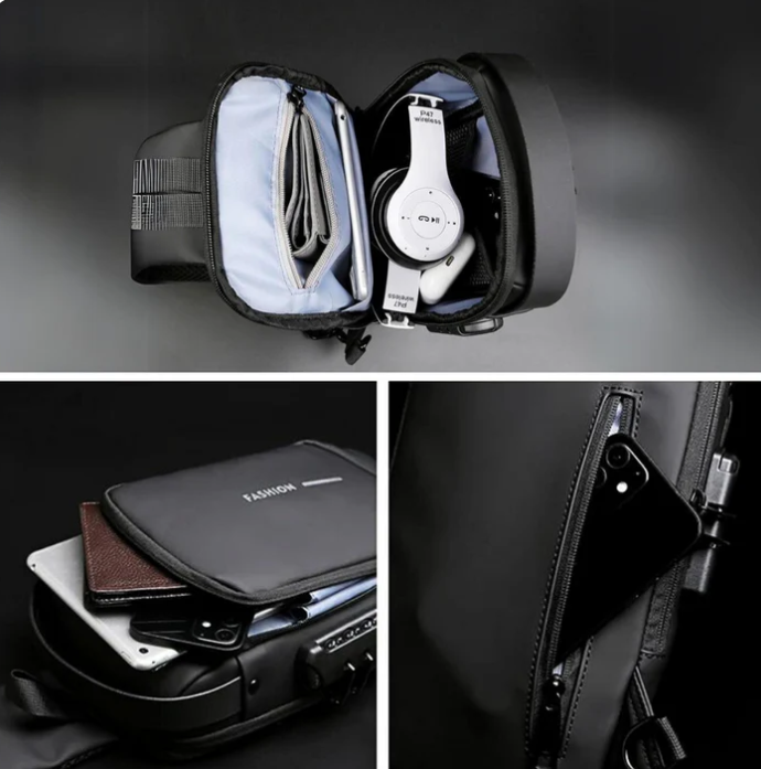 Bolso cruzado antirrobo - Gran God Tech