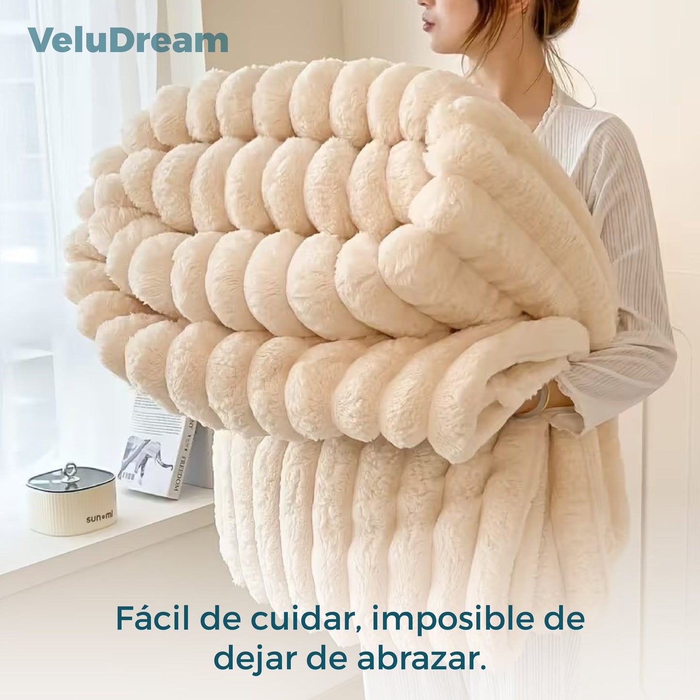 VeluDream™ – Manta de Terciopelo Suave & Lujosa