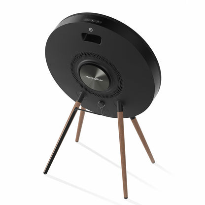 Altavoz Inteligente con Pantalla Circular, Sonido Hi-Fi y Visualización de Letras Dinámicas