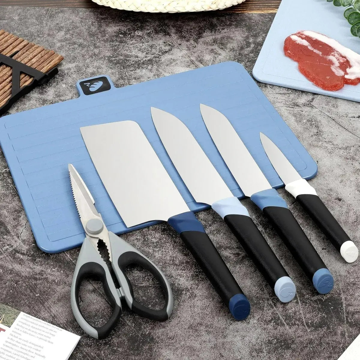 Set de Tablas de Cortar Inteligentes con Soporte Modular