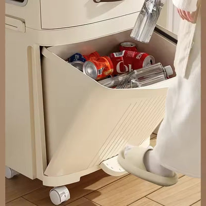 Basurero Doble Capa Estilo Japonés