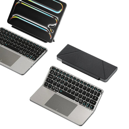 Teclado Inalámbrico Plegable con Touchpad Integrado
