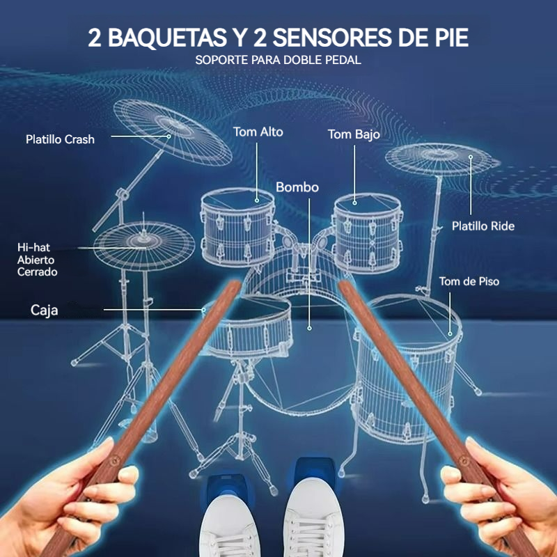 Batería virtual portátil con sensores de alta precisión