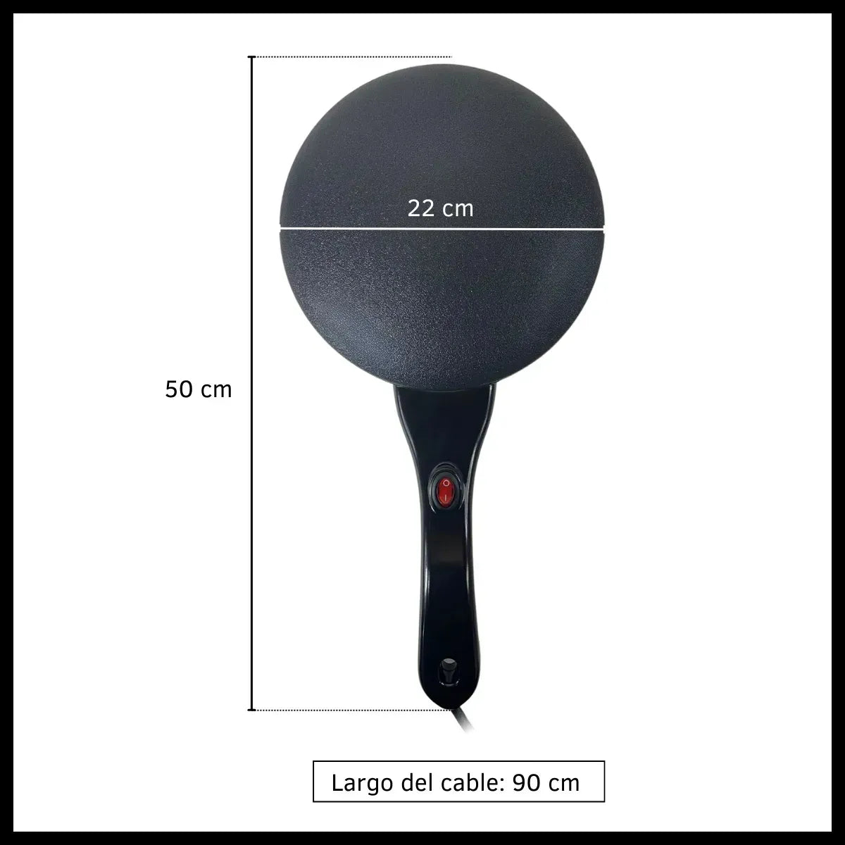 Crepera Eléctrica Wuafle 700W