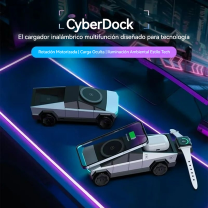  CyberDock™ – Estación de Carga Inalámbrica 3 en 1