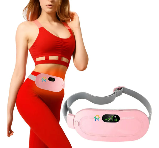 Almohadilla Térmica con Masajeador para Dolores Menstruales y Abdominales
