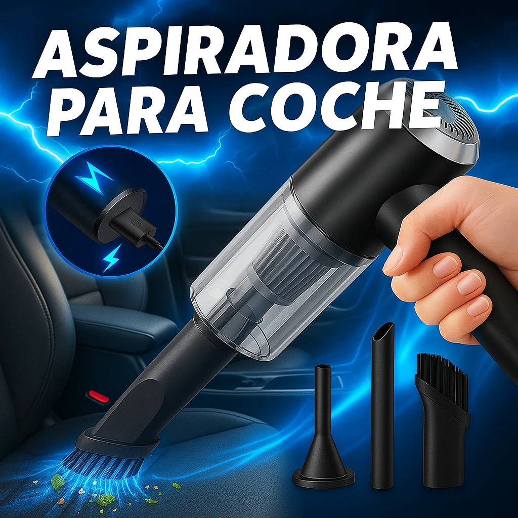 Aspiradora Portátil para Coche CleanJet