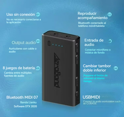 Batería virtual portátil con sensores de alta precisión