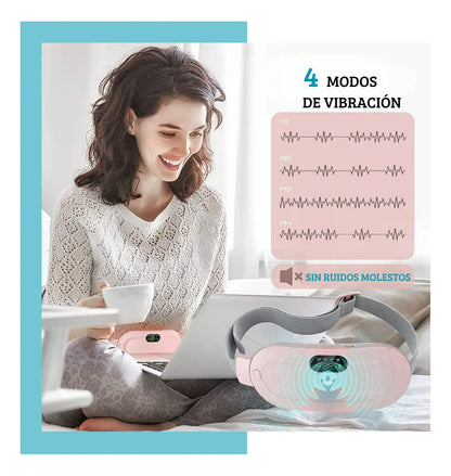 Almohadilla Térmica con Masajeador para Dolores Menstruales y Abdominales