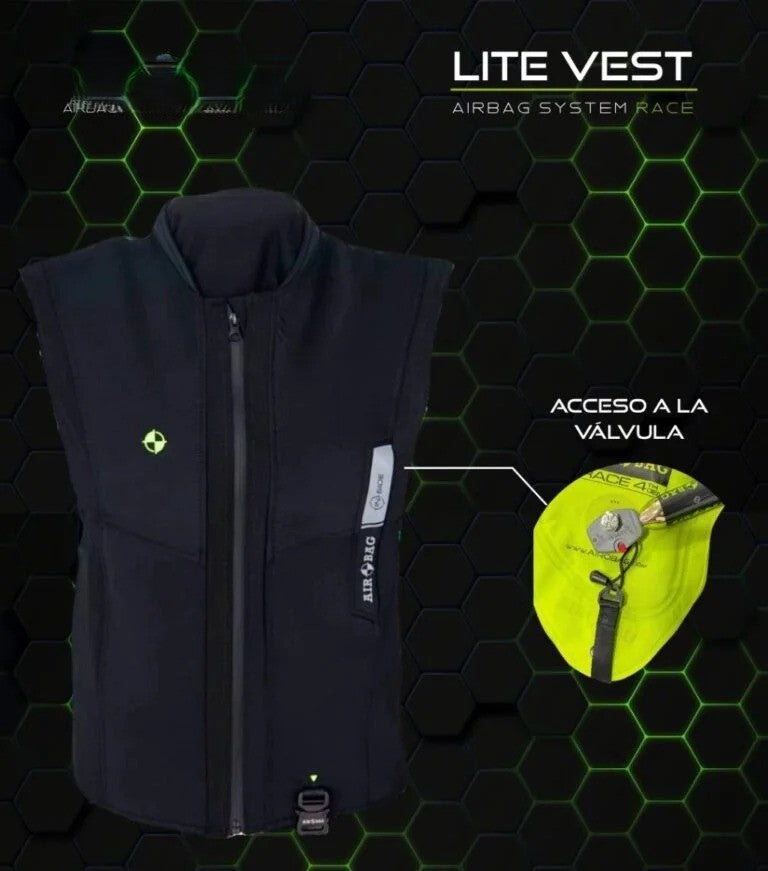 Chaleco de Protección para Motociclistas con Tecnología Triflex y Airbag